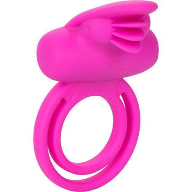 Anello stimolante doppio con vibrazione e telecomando, sicuro e ricaricabile